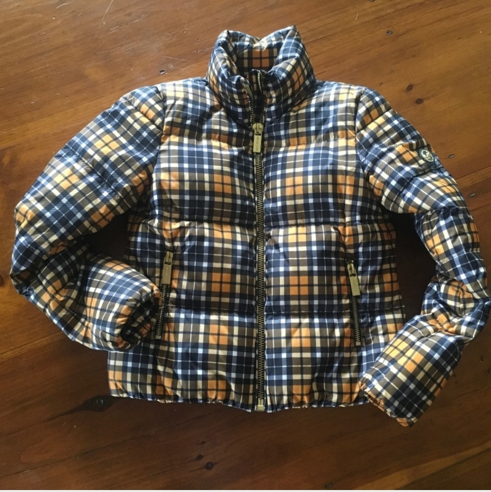 Michael Kors Down Puffer Jacket - Yellow Size XS